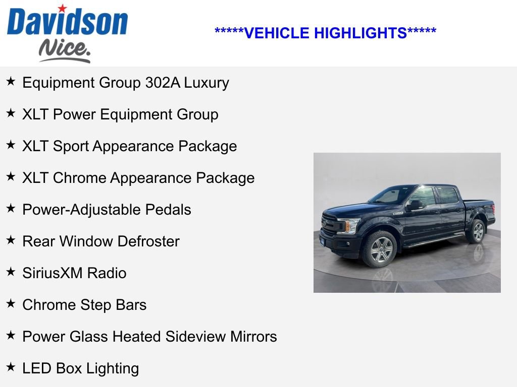 Used 2019 Ford F150 XLT w/ Equipment Group 302A Luxury image 4