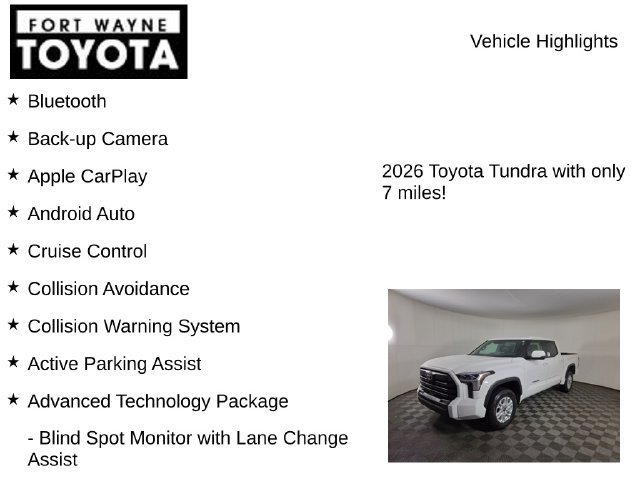 New 2026 Toyota Tundra SR5 w/ SR5 Premium Package AWD/4WD image 9