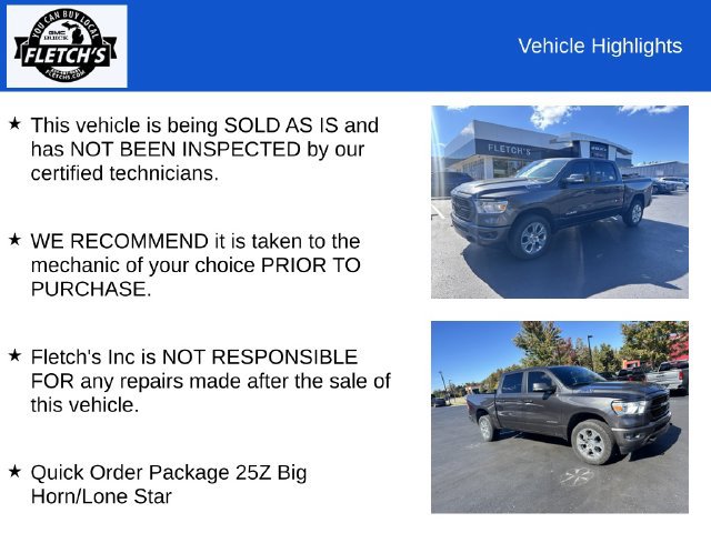 Used 2019 RAM 1500 Big Horn AWD/4WD image 2