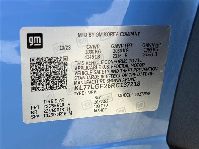 Used 2024 Chevrolet Trax RS w/ Driver Confidence Package FWD image 27