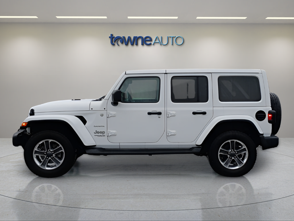 Used 2020 Jeep Wrangler Unlimited Sahara w/ Uconnect 4C Nav & Sound Group AWD/4WD image 3