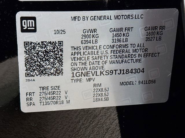 New 2026 Chevrolet Traverse RS image 36