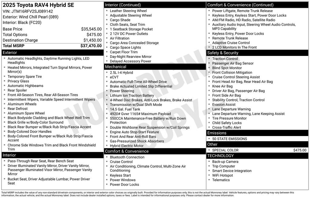 Used 2025 Toyota RAV4 SE image 33