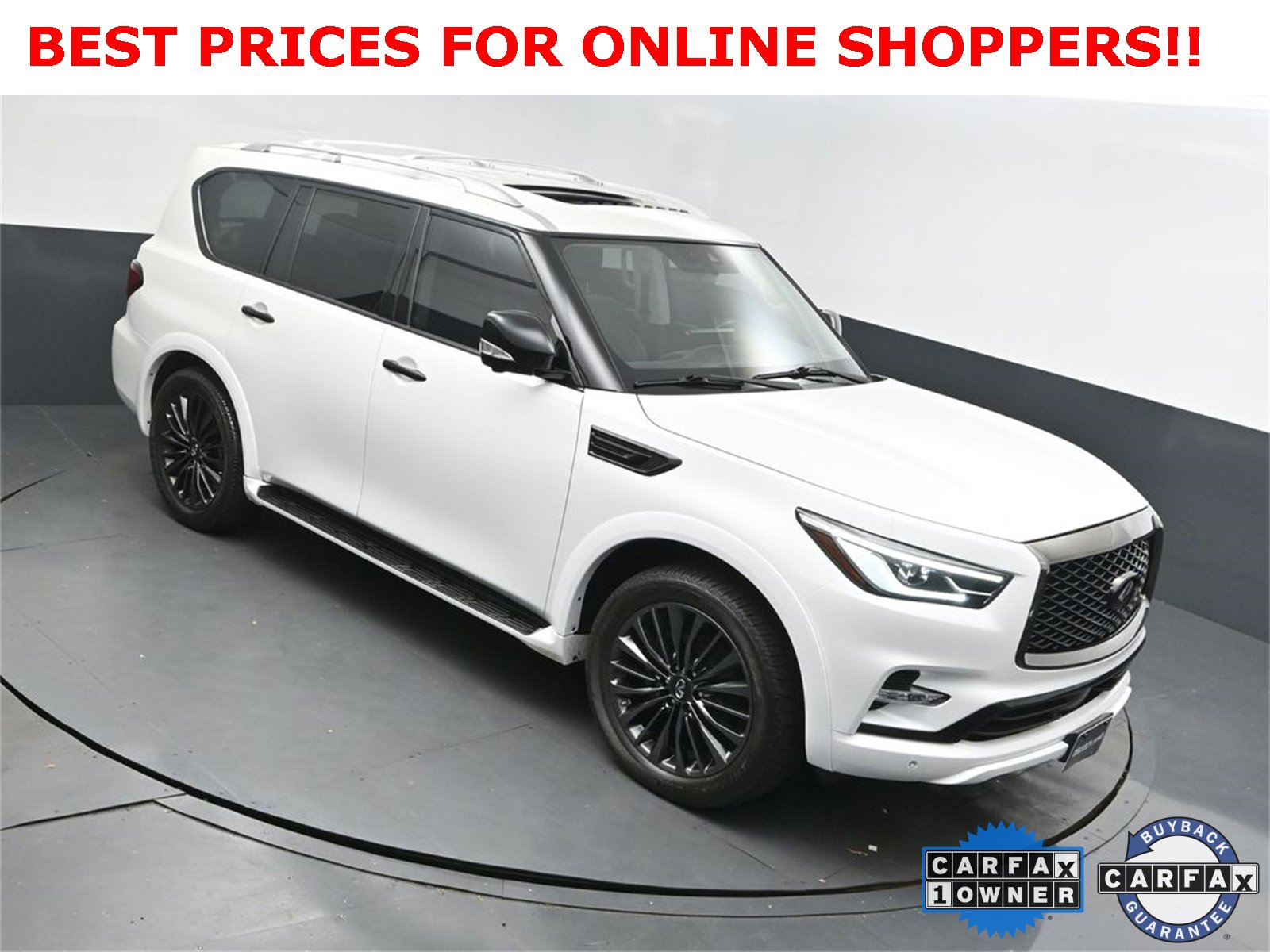 Certified 2023 INFINITI QX80 Premium Select w/ Cargo Package