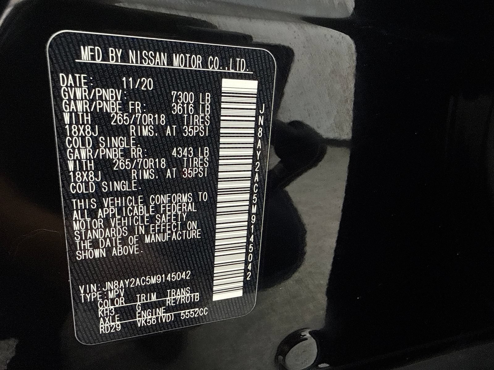 Used 2021 Nissan Armada SV RWD image 55