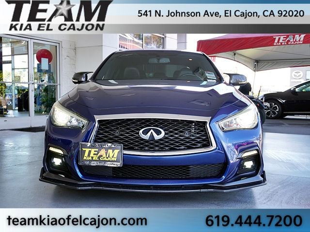 Used 2018 INFINITI Q50 Red Sport 400 w/ Sensory Package (Sport) AWD/4WD image 4