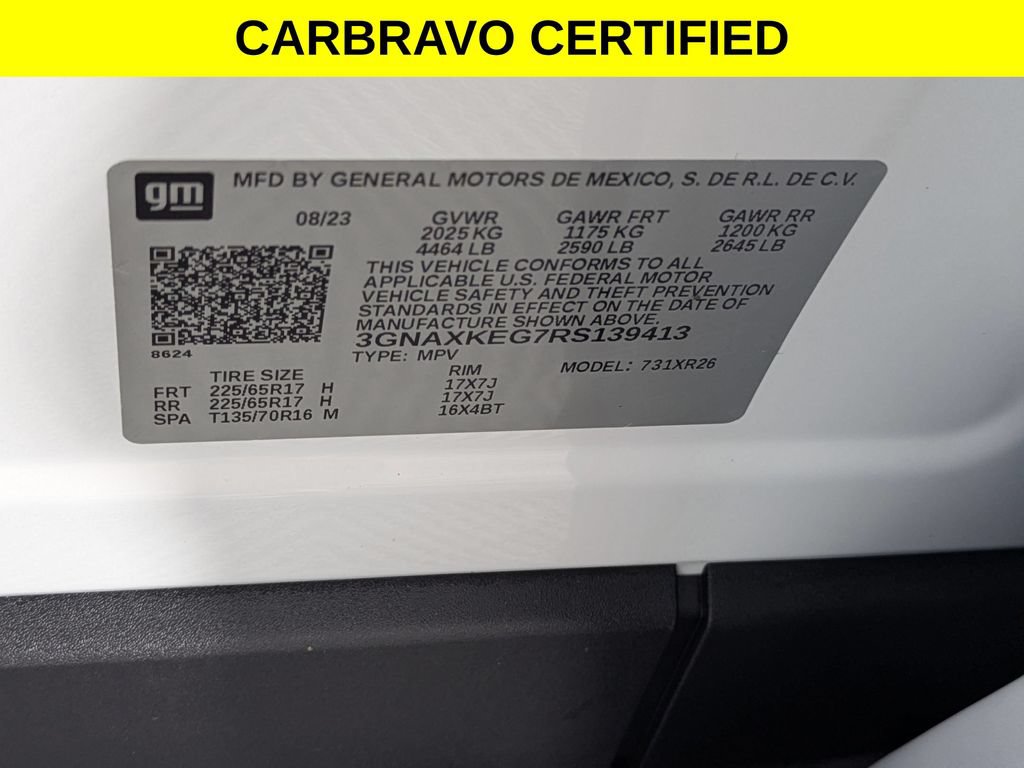 Certified 2024 Chevrolet Equinox LT FWD image 38