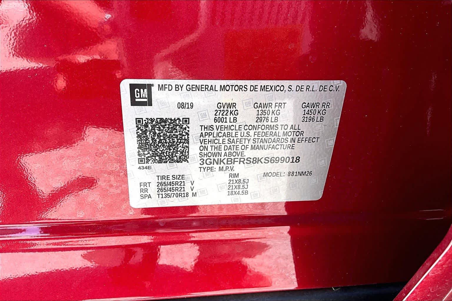 Used 2019 Chevrolet Blazer Premier w/ Sun and Wheels Package FWD image 37