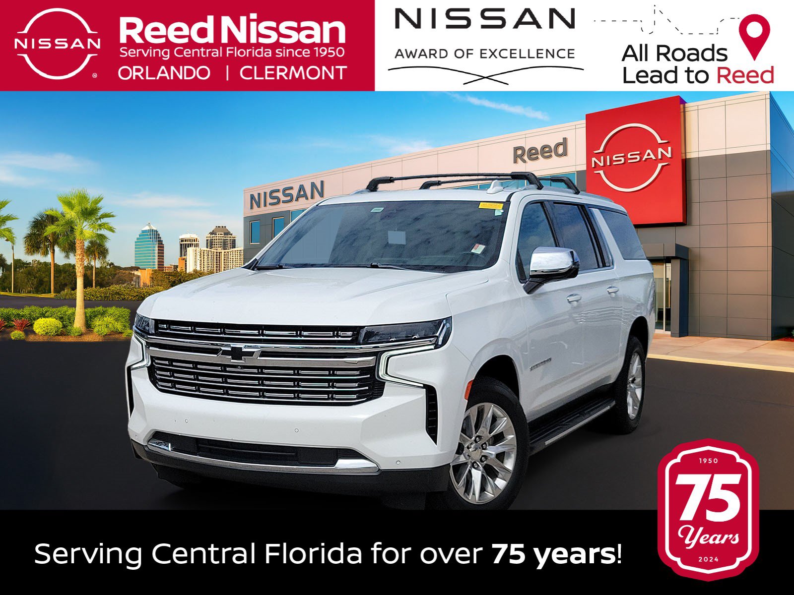 Used 2021 Chevrolet Suburban Premier w/ Premium Package AWD/4WD image 1