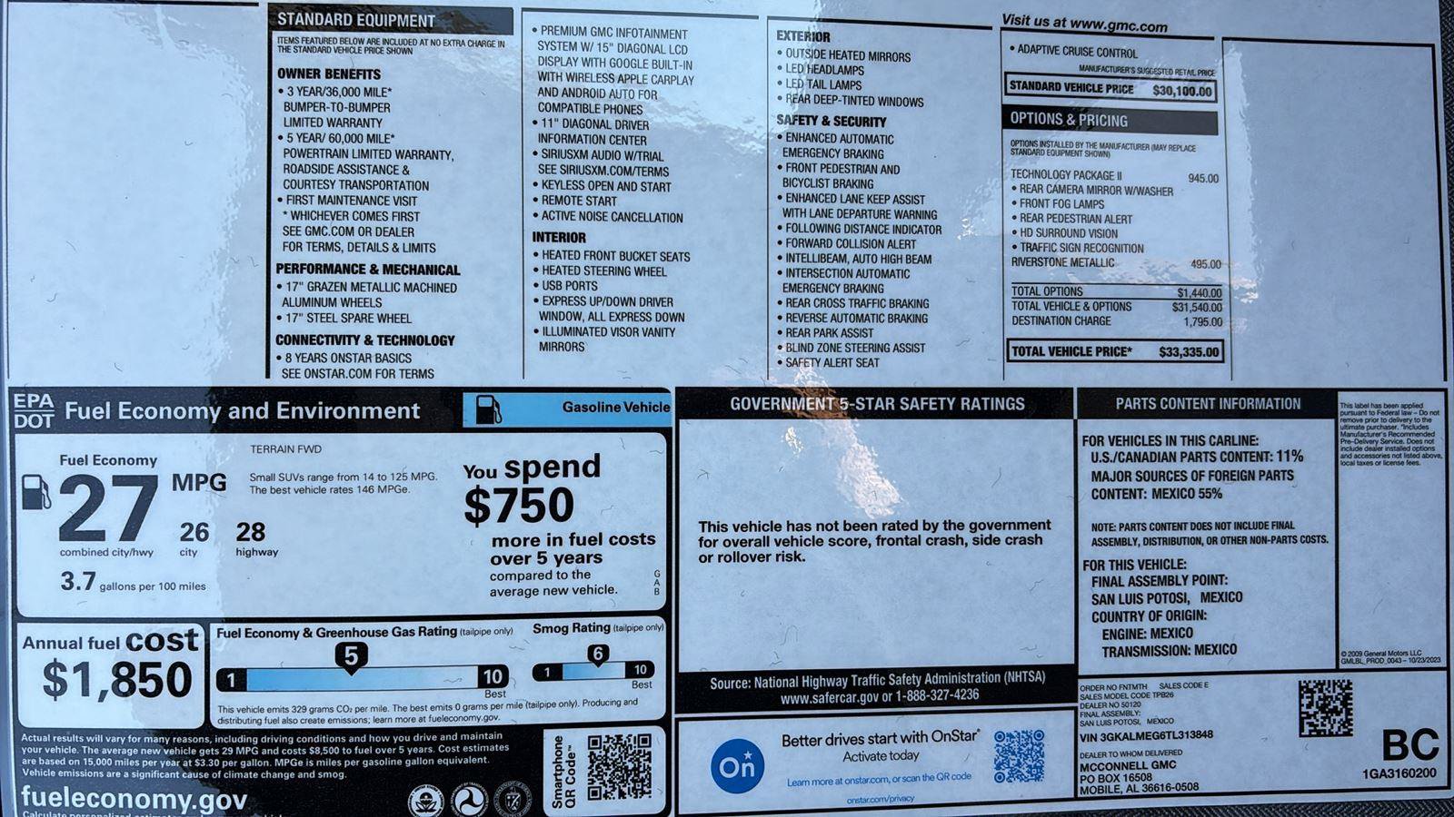 New 2026 GMC Terrain Elevation image 35