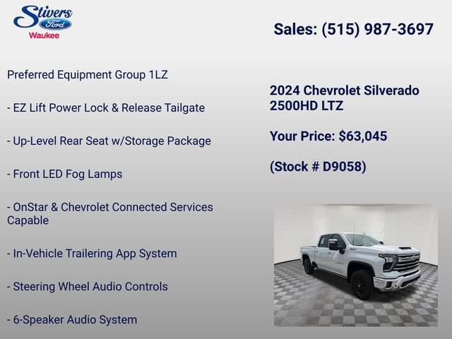 Used 2024 Chevrolet Silverado 2500 LTZ w/ LTZ Convenience Package AWD/4WD image 34