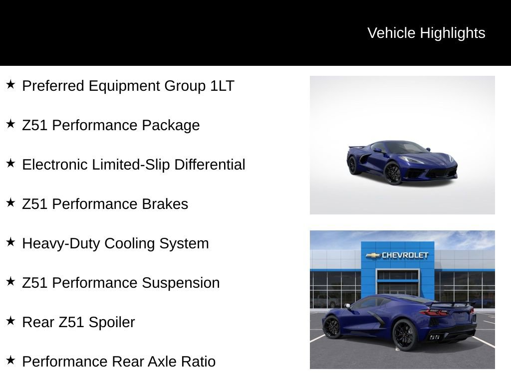 New 2026 Chevrolet Corvette Stingray Coupe w/ Z51 Performance Package image 8