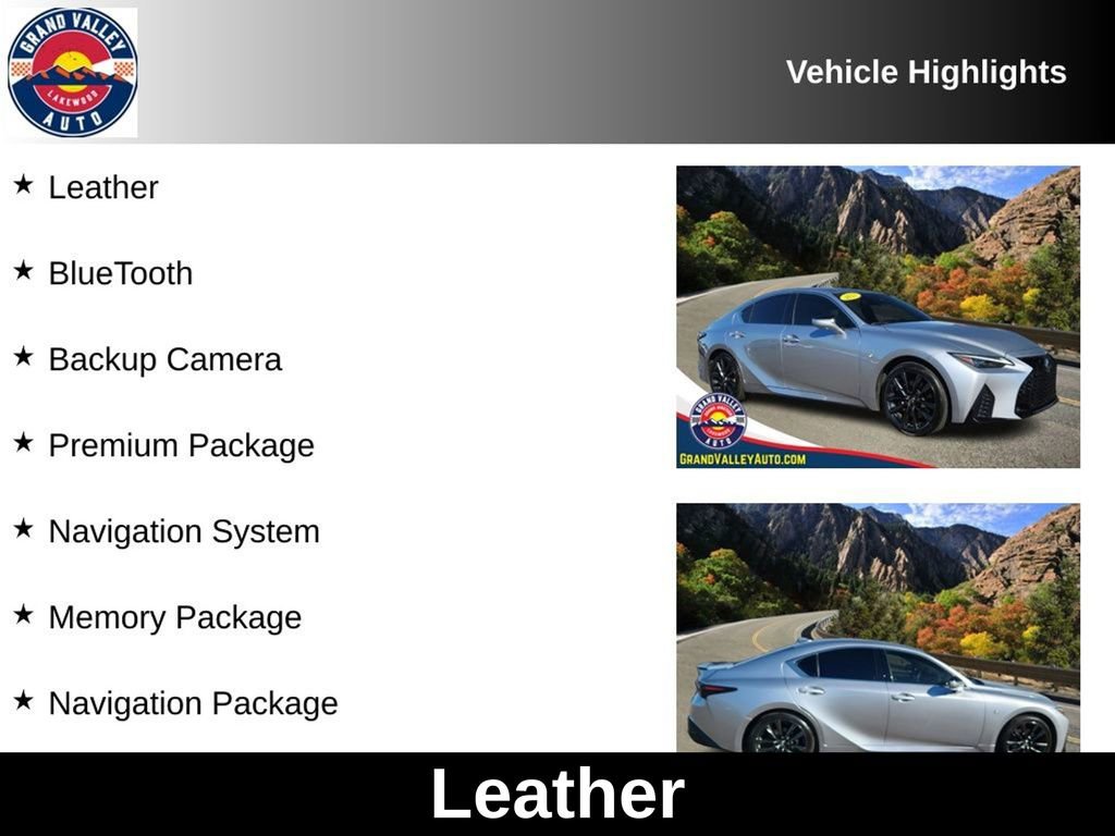 Used 2023 Lexus IS 350 F Sport w/ Navigation Package image 3