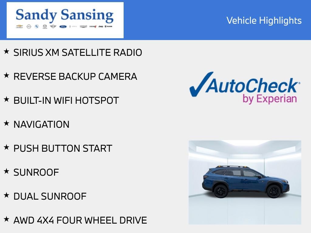 Used 2025 Subaru Outback Wilderness w/ Wilderness Package AWD/4WD image 7