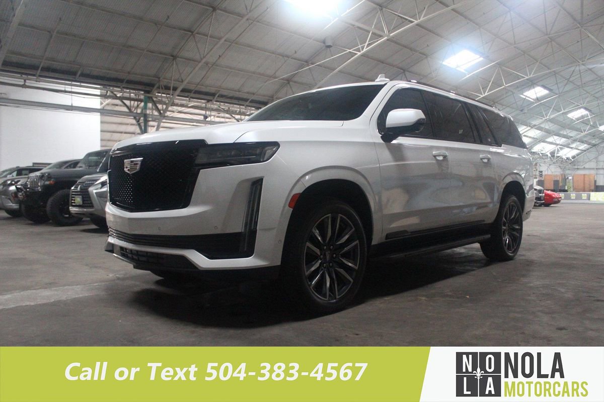 Used 2021 Cadillac Escalade ESV Sport w/ Heavy-Duty Trailer Package image 1