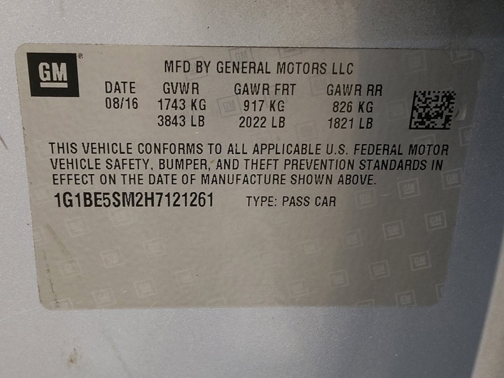 Used 2017 Chevrolet Cruze LT w/ RS Package FWD image 33