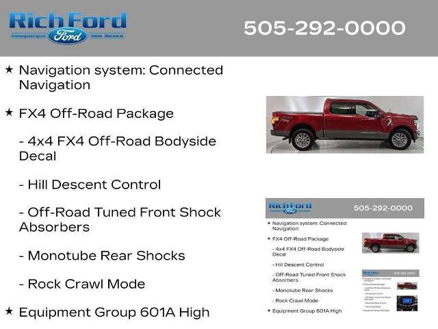 Certified 2025 Ford F150 King Ranch w/ FX4 Off-Road Package AWD/4WD image 31
