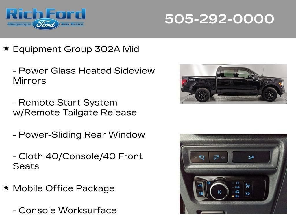 Certified 2024 Ford F150 XLT w/ Equipment Group 302A MID AWD/4WD image 22