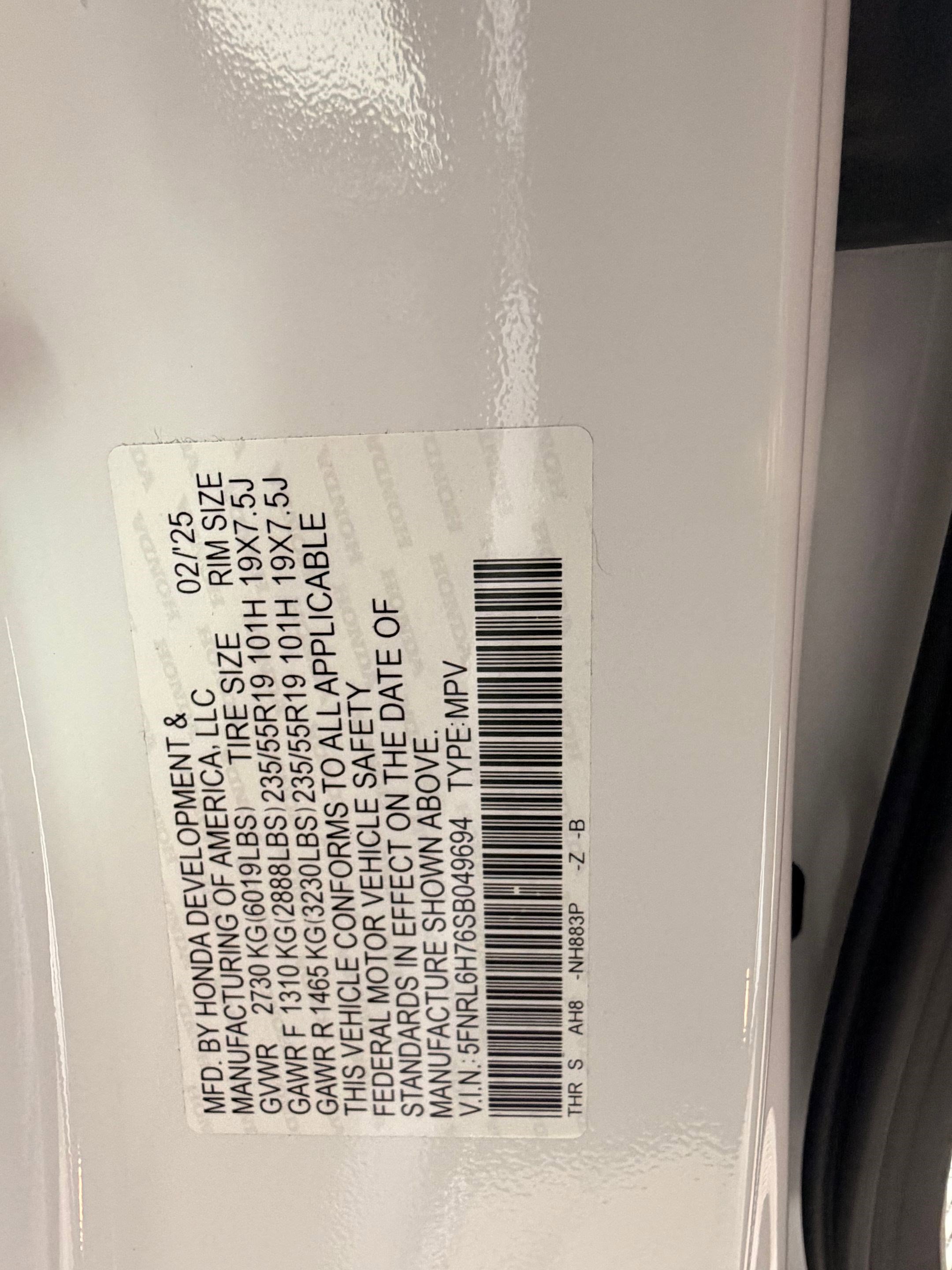 Certified 2025 Honda Odyssey Sport-L image 20