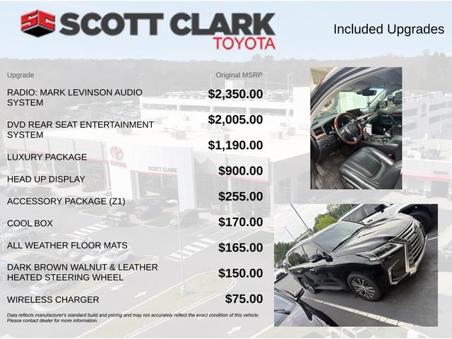 Used 2016 Lexus LX 570 4WD w/ Luxury Package image 4