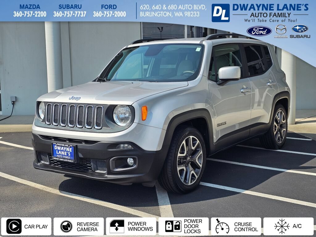 Used 2018 Jeep Renegade Latitude w/ UConnect 8.4 Nav Group