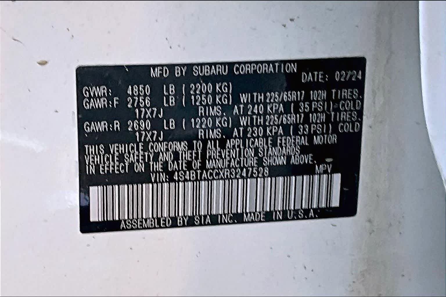 Used 2024 Subaru Outback Premium AWD/4WD image 21