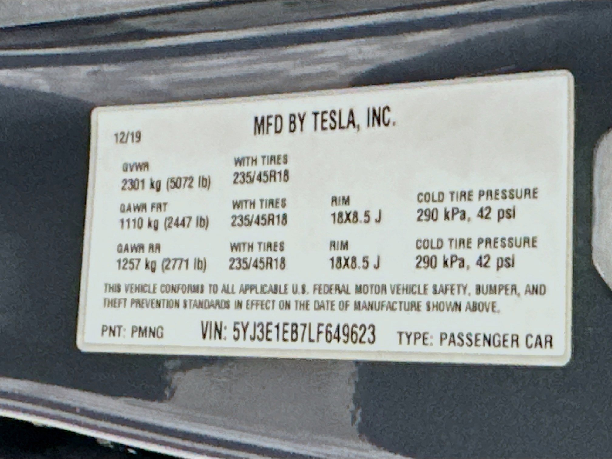 Used 2020 Tesla Model 3 Long Range image 12