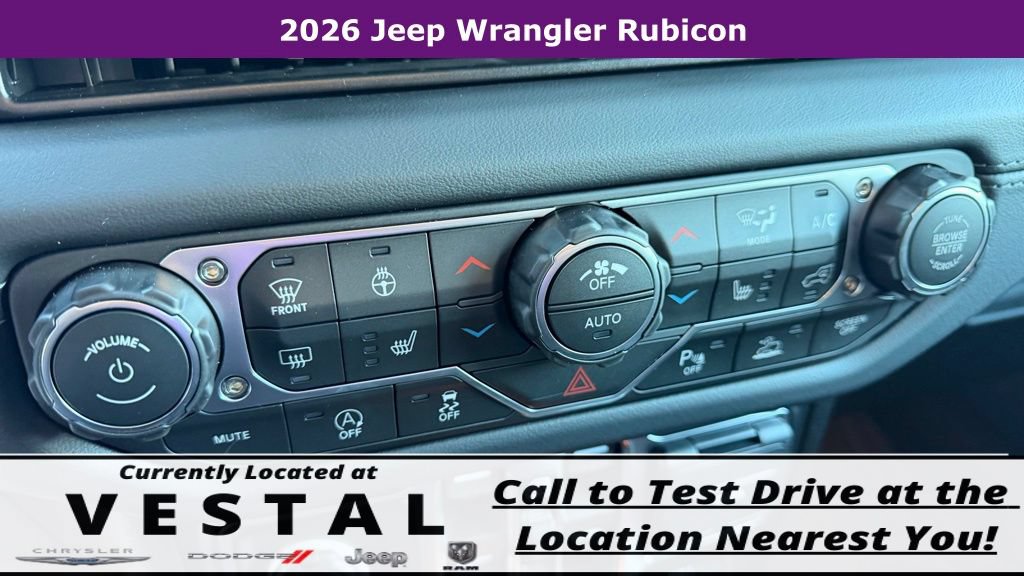 New 2026 Jeep Wrangler Unlimited Rubicon w/ Whitecap Package AWD/4WD image 40