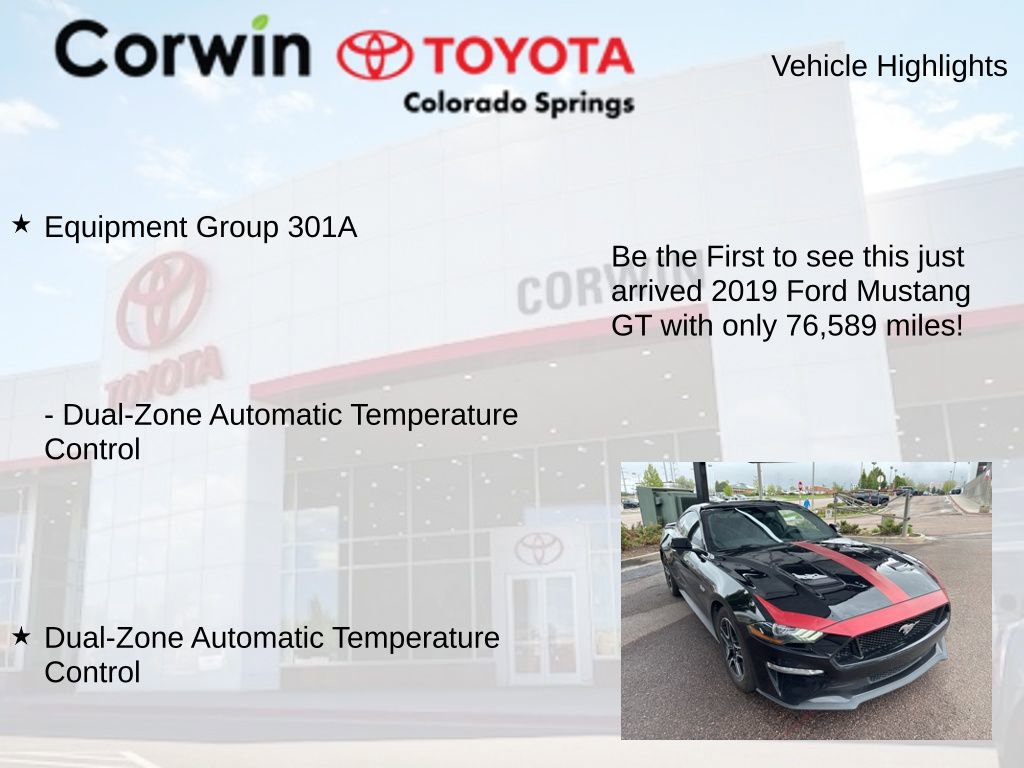 Used 2019 Ford Mustang GT w/ Equipment Group 301A RWD image 4