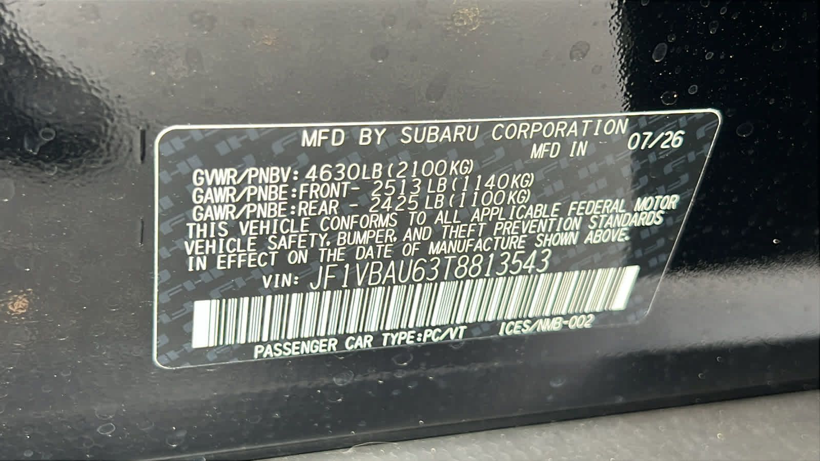 New 2026 Subaru WRX GT AWD/4WD image 30