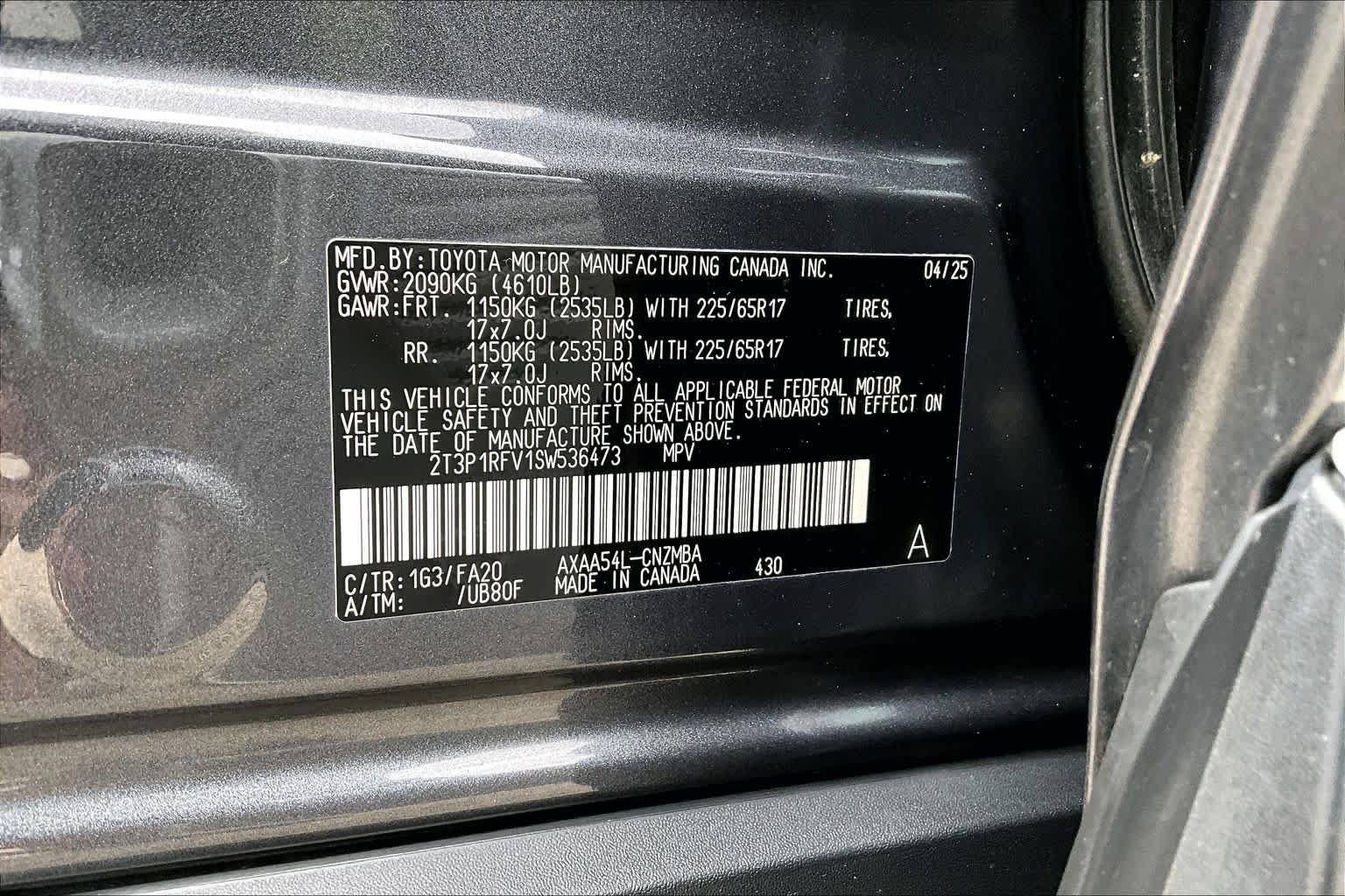 Used 2025 Toyota RAV4 XLE w/ Convenience Package AWD/4WD image 34