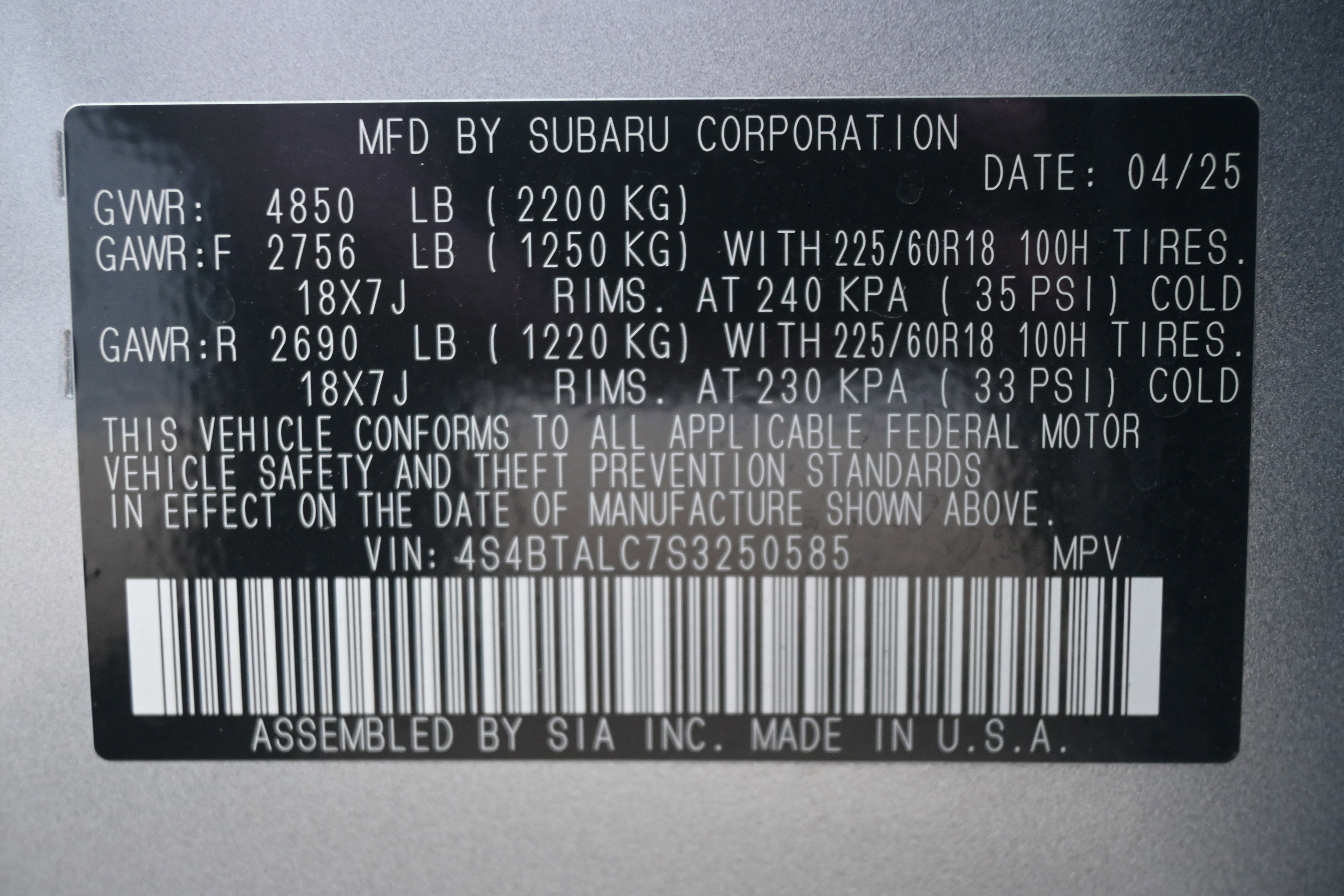 Used 2025 Subaru Outback Onyx Edition image 36