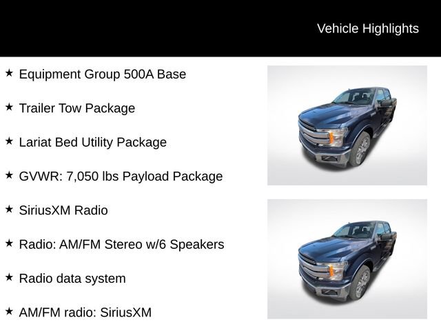 Used 2020 Ford F150 Lariat w/ Trailer Tow Package AWD/4WD image 8