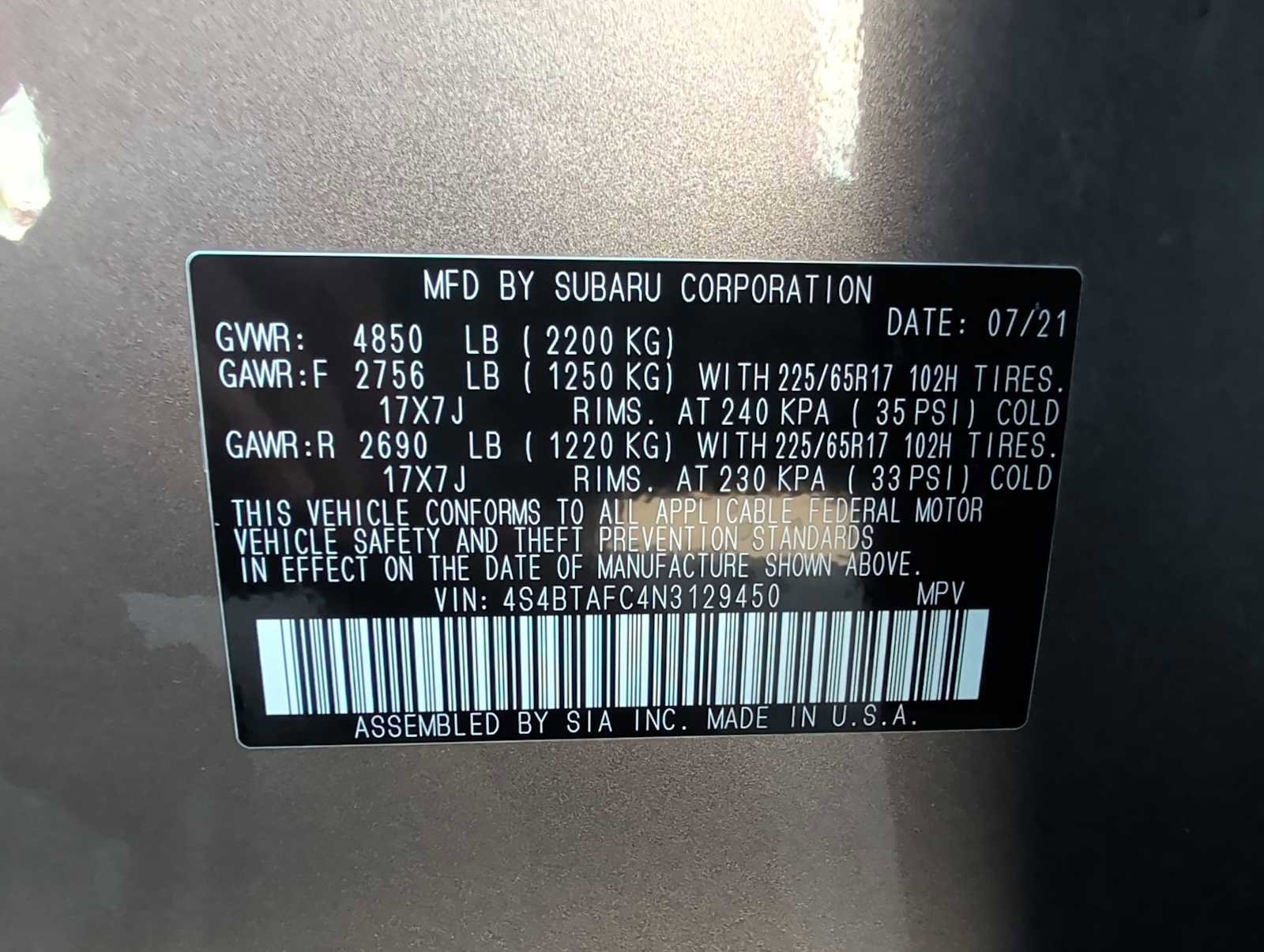 Used 2022 Subaru Outback Premium image 35