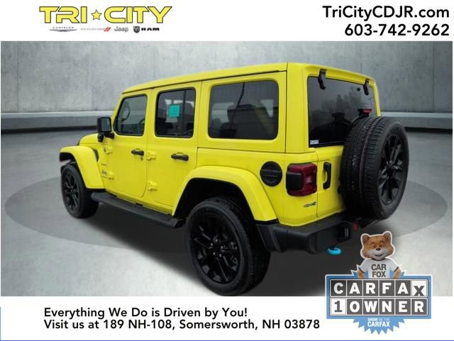 Used 2023 Jeep Wrangler Sahara 4xe w/ Cold Weather Group image 3