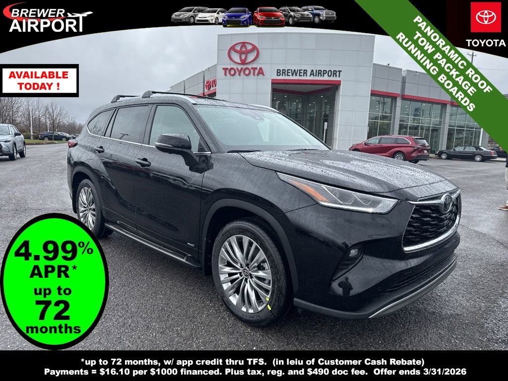 New 2026 Toyota Highlander Platinum