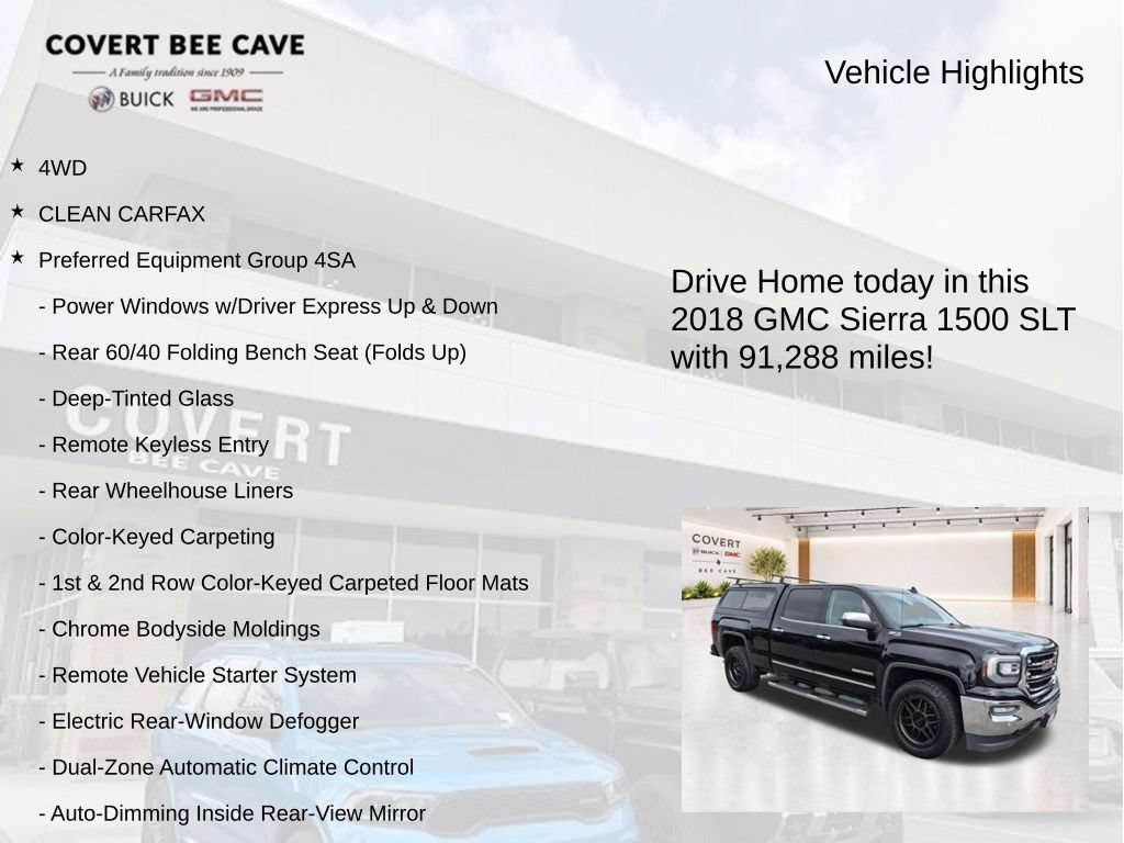 Used 2018 GMC Sierra 1500 SLT AWD/4WD image 6