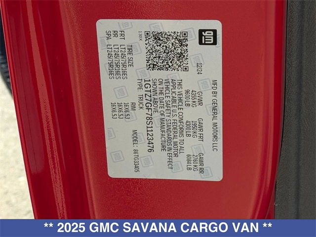 New 2025 GMC Savana 3500 image 26