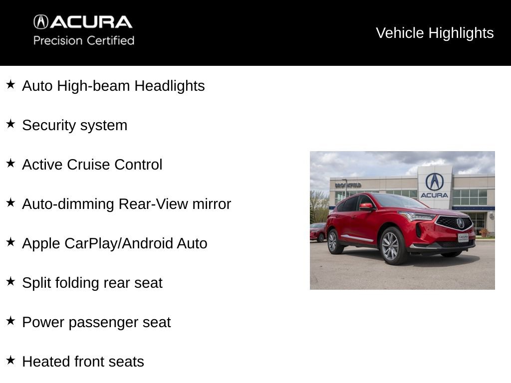 Certified 2024 Acura RDX w/ Technology Package AWD/4WD image 17