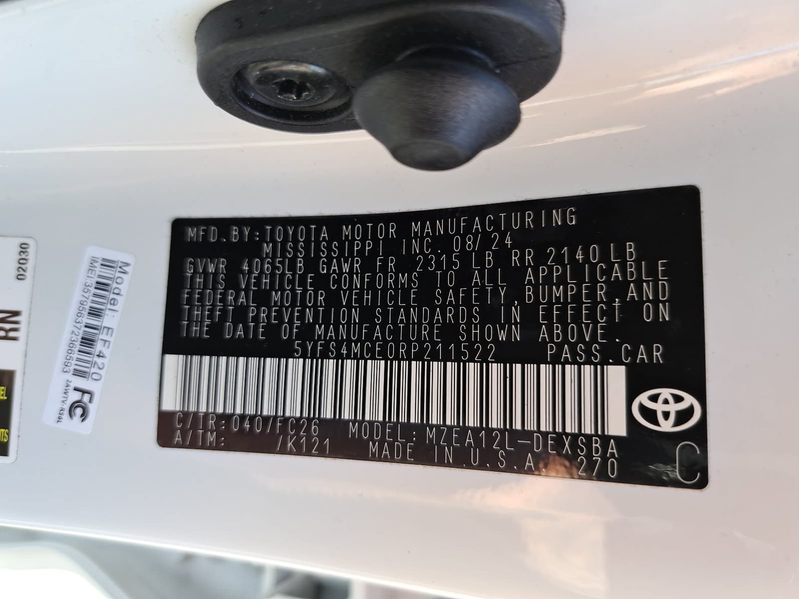 Used 2024 Toyota Corolla SE FWD image 38