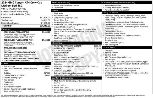 Certified 2024 GMC Canyon AT4 w/ AT4 Premium Package AWD/4WD image 42