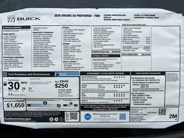 New 2026 Buick Encore GX Preferred w/ Comfort Package image 21
