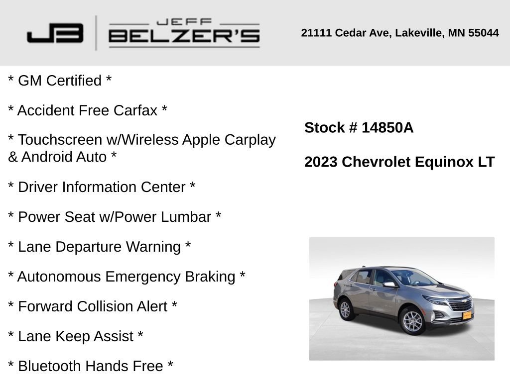 Certified 2023 Chevrolet Equinox LT image 2