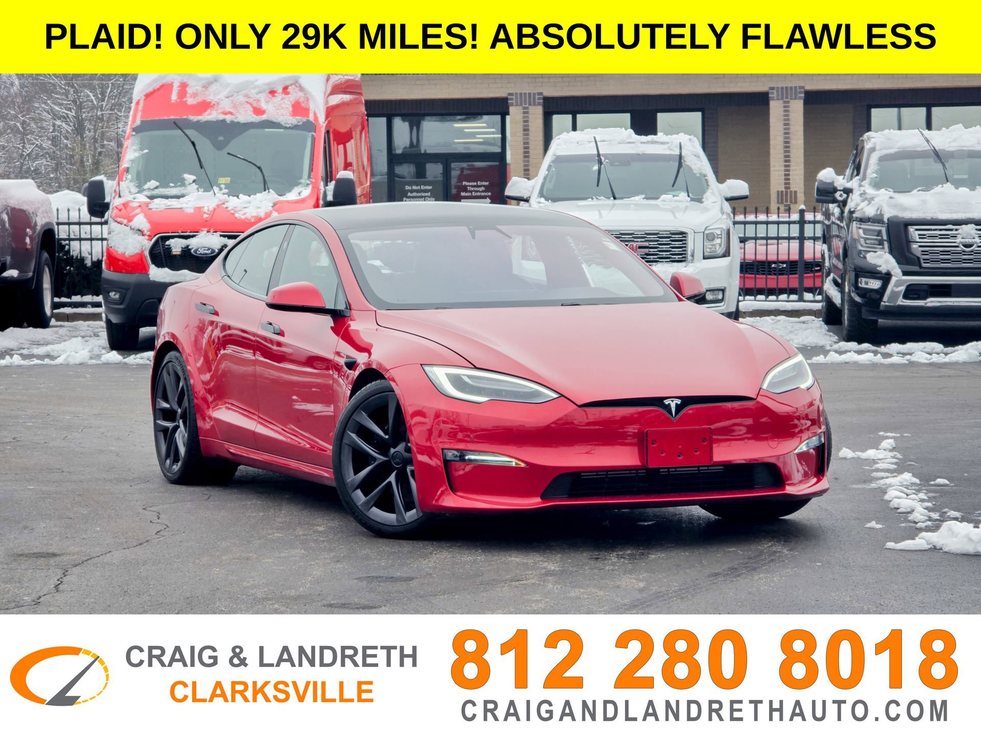 Used 2021 Tesla Model S Plaid image 1