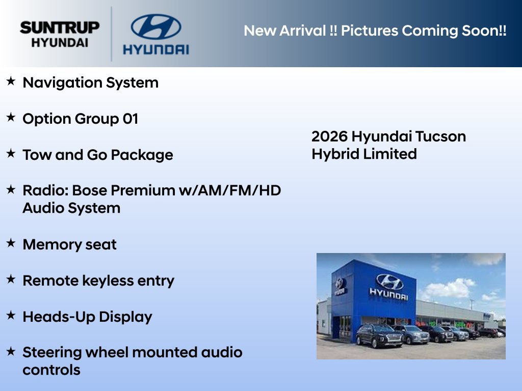 New 2026 Hyundai Tucson Limited w/ Tow & Go Package AWD/4WD image 2