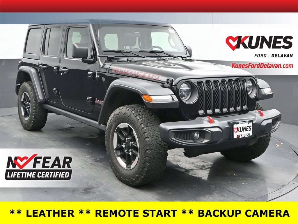 Used 2021 Jeep Wrangler Unlimited Rubicon w/ LED Lighting Group image 1
