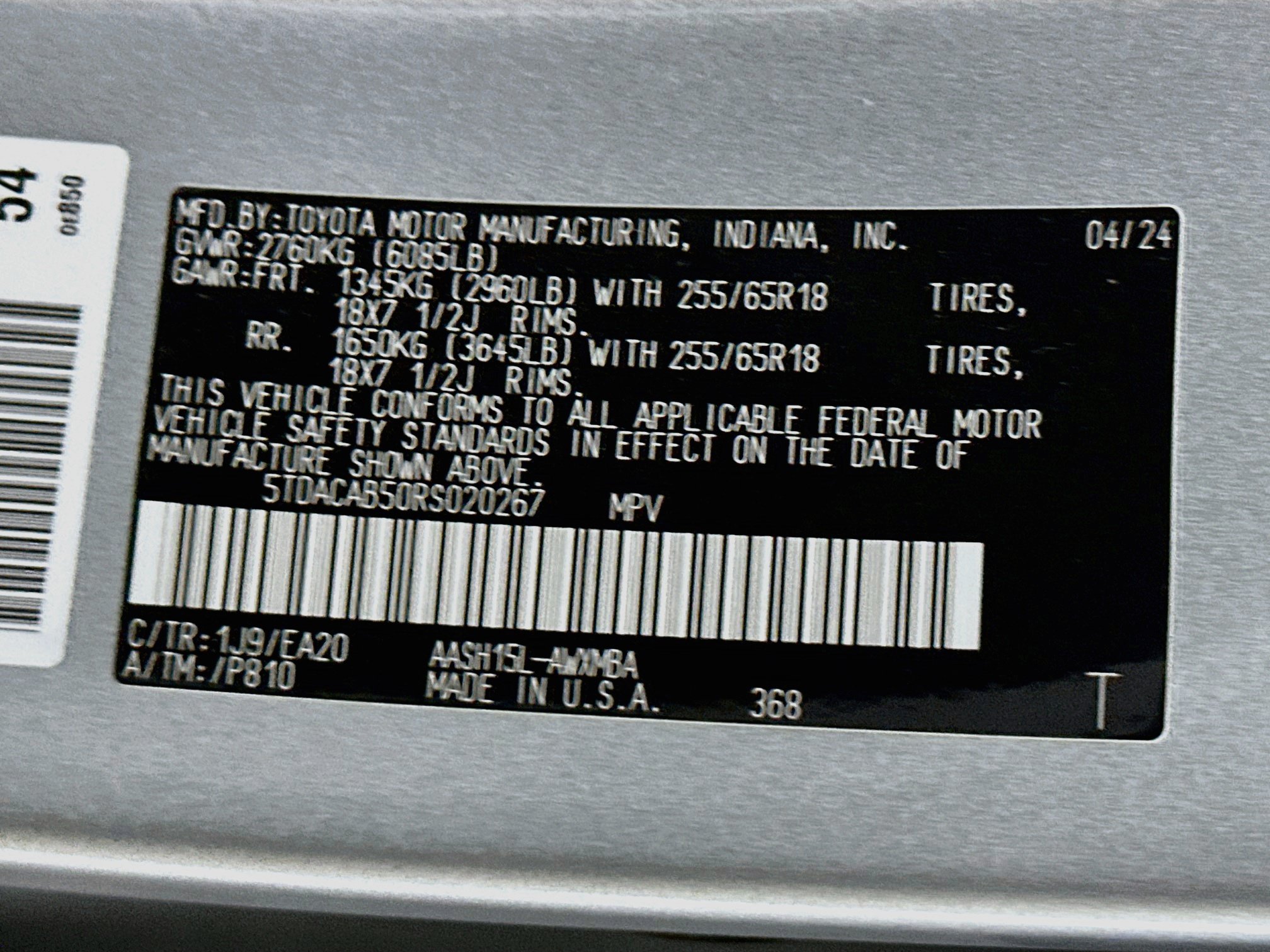 Used 2024 Toyota Grand Highlander AWD Hybrid image 12