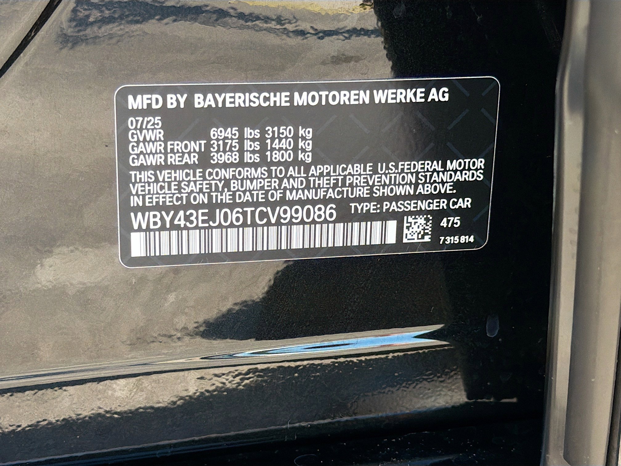 Used 2026 BMW i7 eDrive50 w/ M Sport Package RWD image 43
