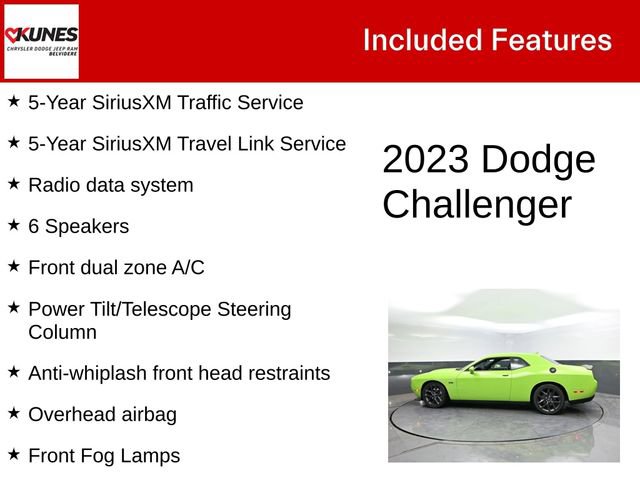 Used 2023 Dodge Challenger R/T w/ Plus Package RWD image 4