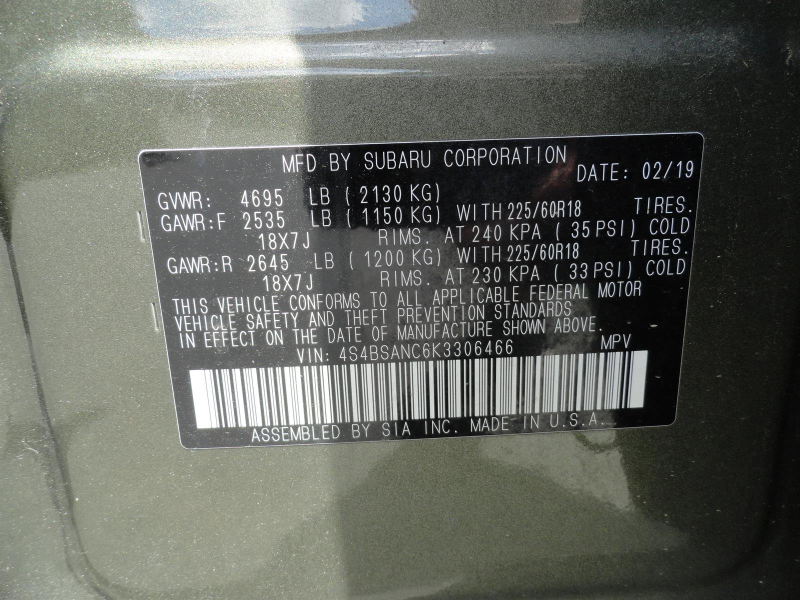 Used 2019 Subaru Outback 2.5i Limited AWD/4WD image 26